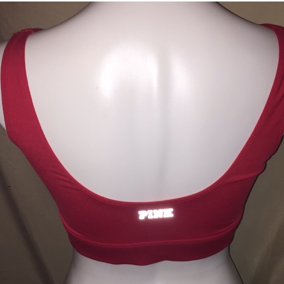 Z06 NWT Victoria’s Secret Scoop SportsBra Red Small - Picture 4 of 8